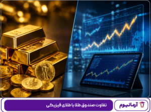 تفاوت صندوق طلا با طلای فیزیکی