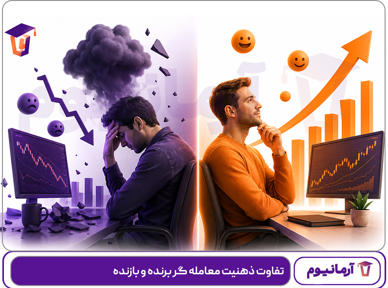 تفاوت ذهنیت معامله گر برنده و بازنده